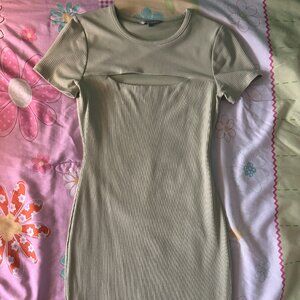 GUESS Bodycon stretch ribbed cut out dress - GOOD AS NEW!